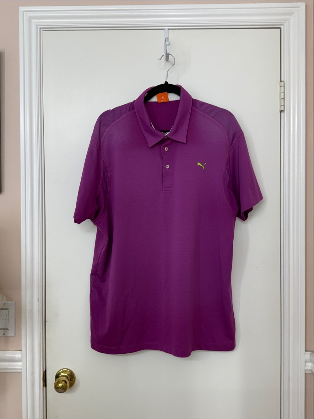 Mens Puma Golf Sportlifestyle Purple Polo Shirt Size XL 60/62 Performance
